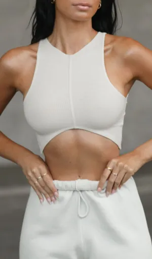 CURVE CROP TANK Gloria Lanvin