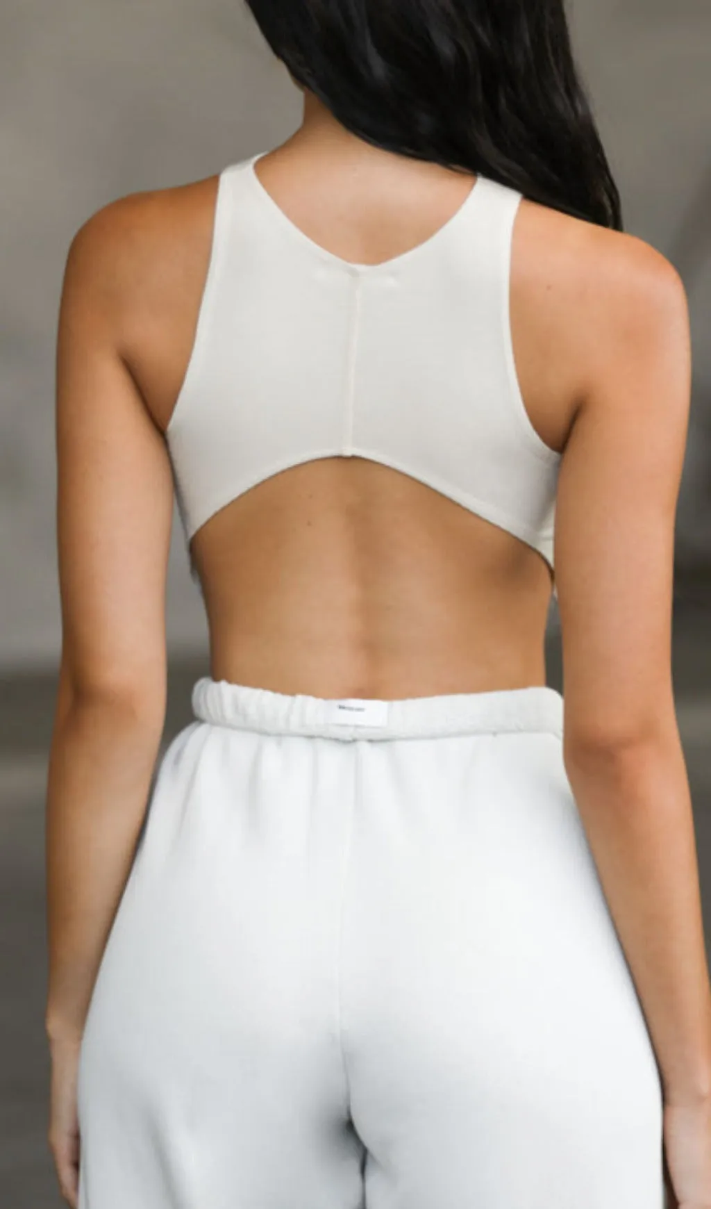 CURVE CROP TANK Gloria Lanvin