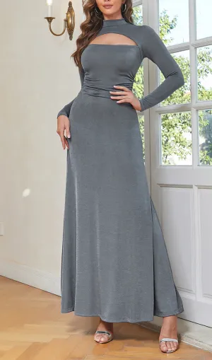 CUT OUT FRONT GLITTER DRESS Gloria Lanvin