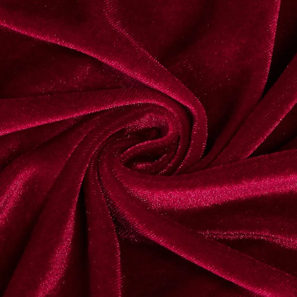 CUT OUT VELVET MIDI DRESS IN WINE Gloria Lanvin