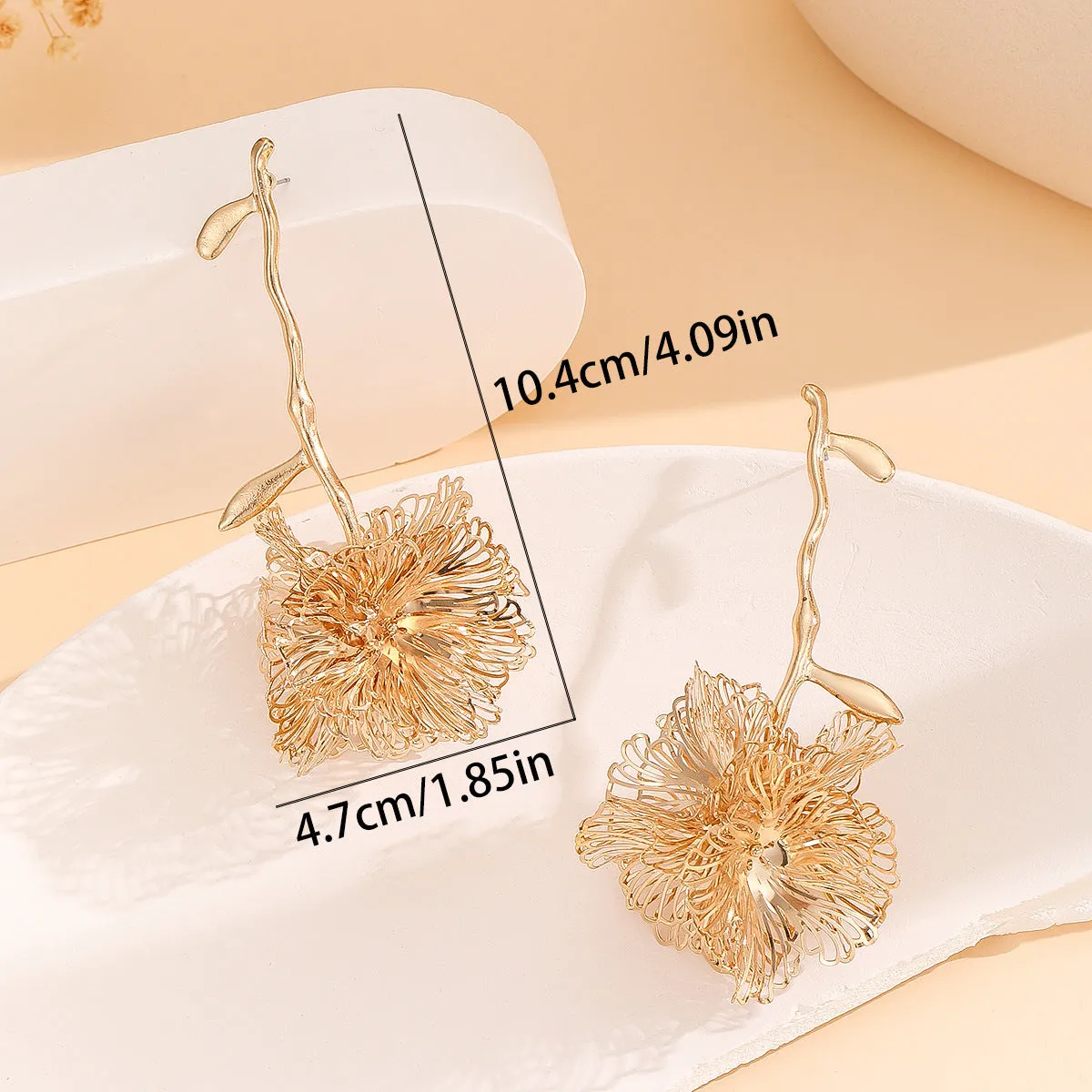 Cynthia Flower Earrings Gloria Lanvin