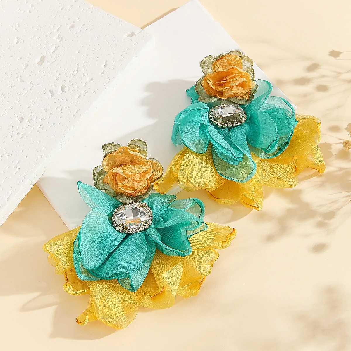 Cyrene Flower Earrings Gloria Lanvin