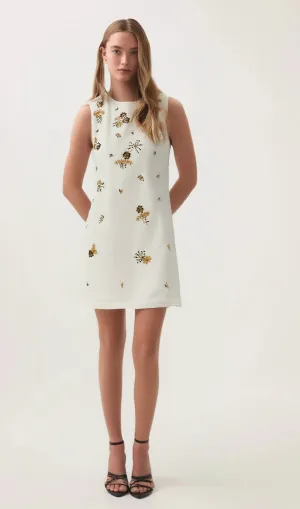 Cyrielle crystal-embellished mini dress Gloria Lanvin