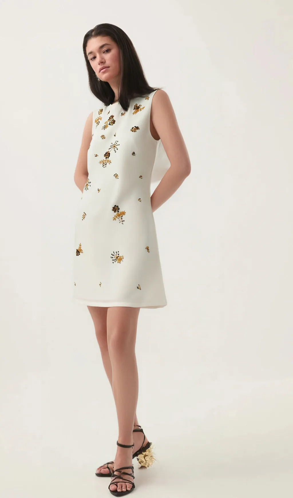 Cyrielle crystal-embellished mini dress Gloria Lanvin