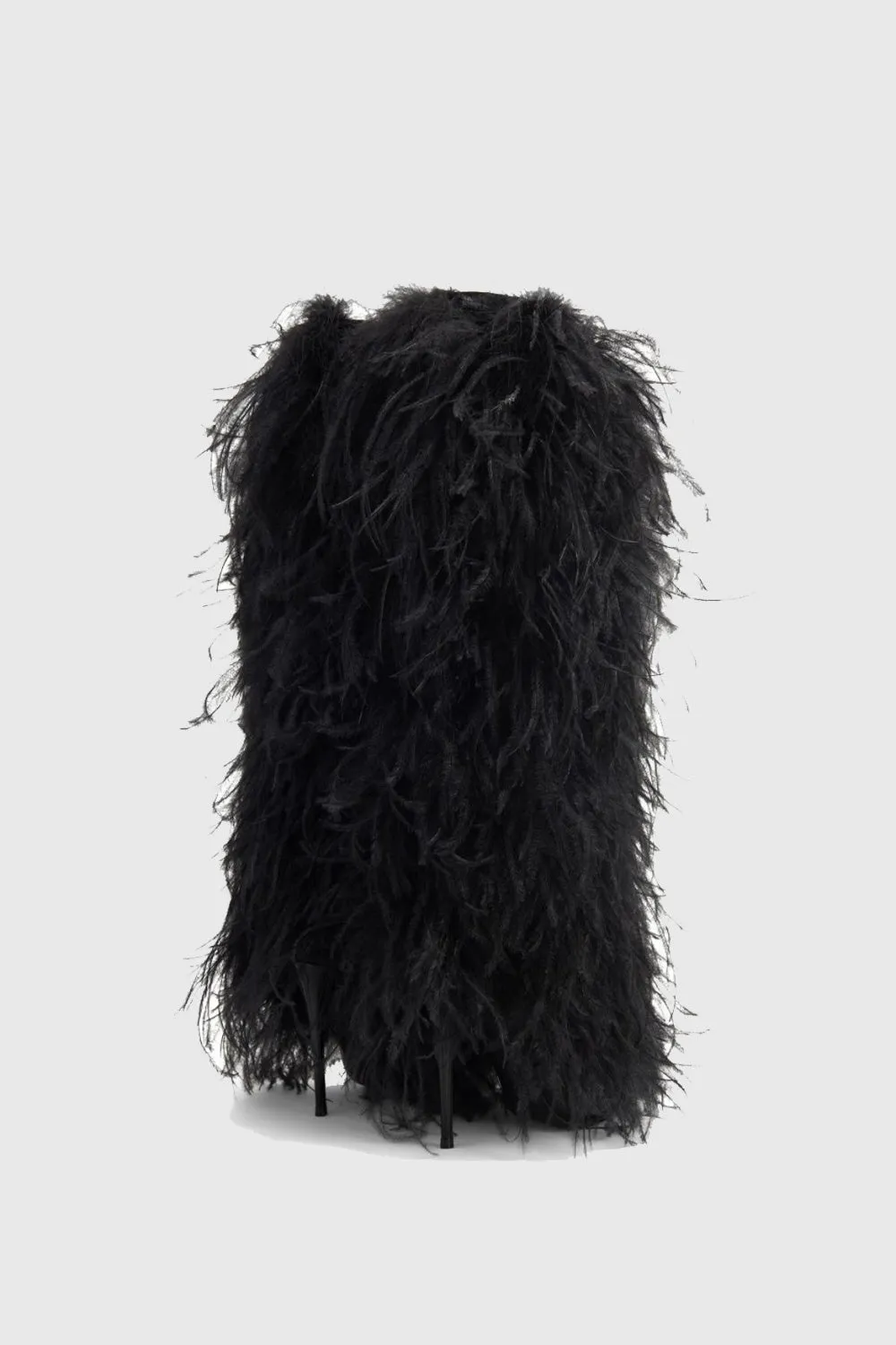 Danica Feather Knee-high Boots - Black Gloria Lanvin