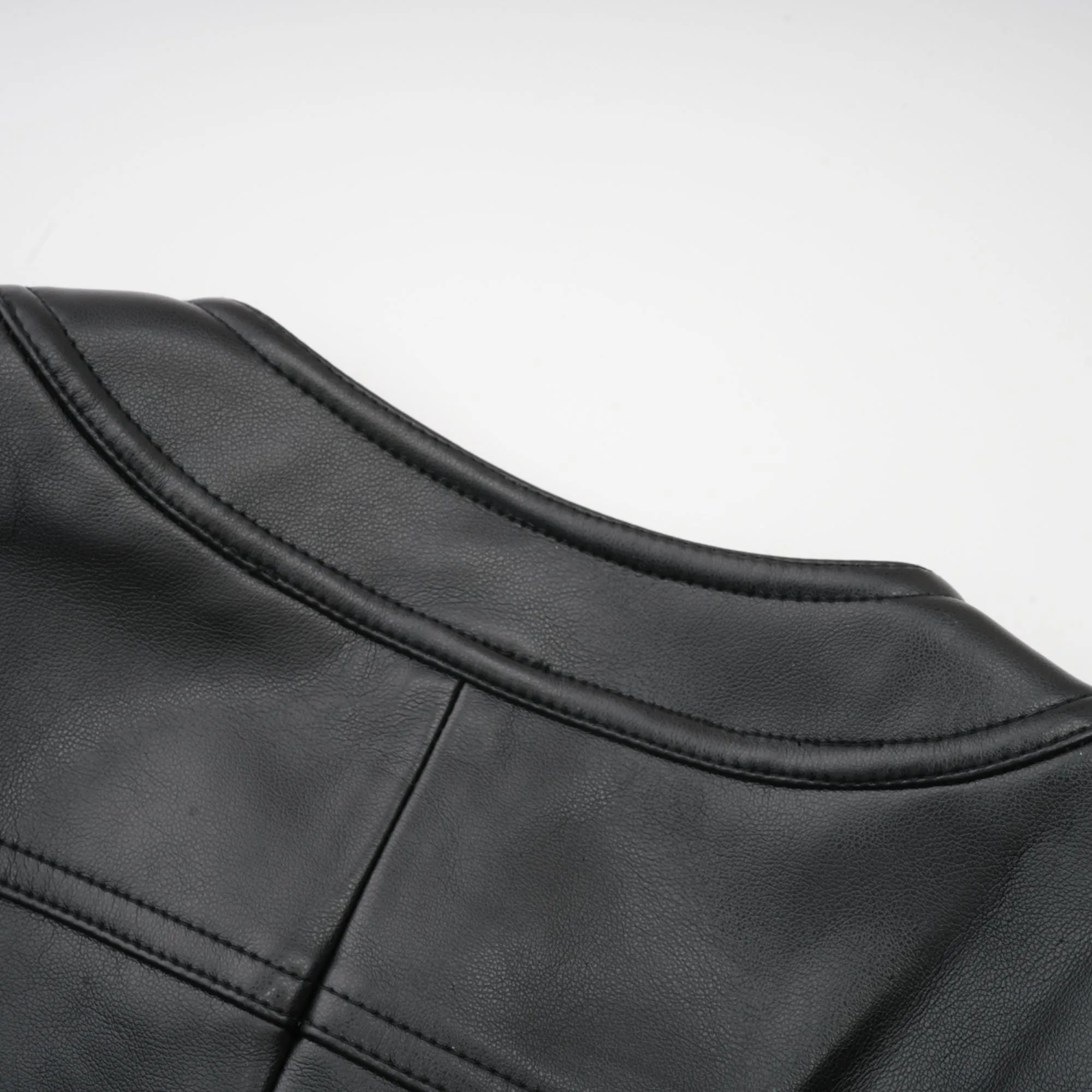 Daphn eyelet-embellished leather jacket & skirt matching set Gloria Lanvin