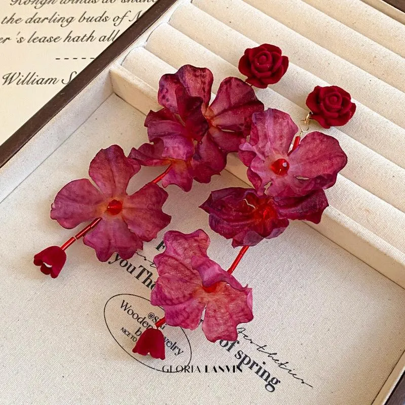 Debbie Flower Earrings Gloria Lanvin