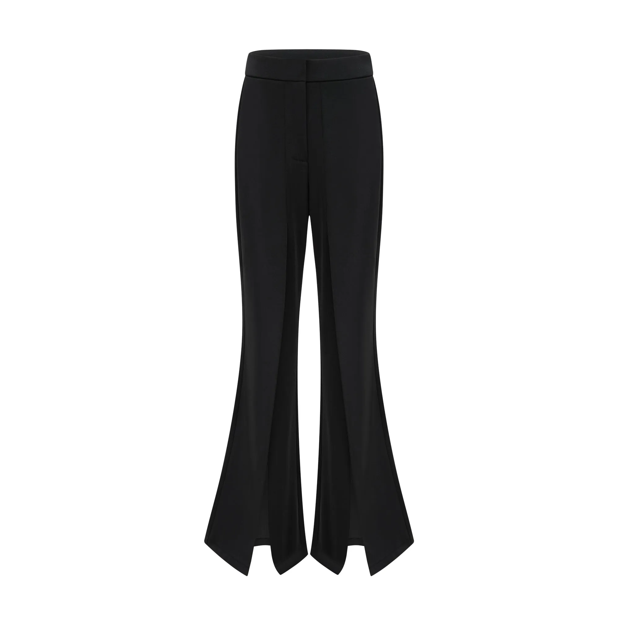 Delphine black embellished jacket & trousers matching set Gloria Lanvin