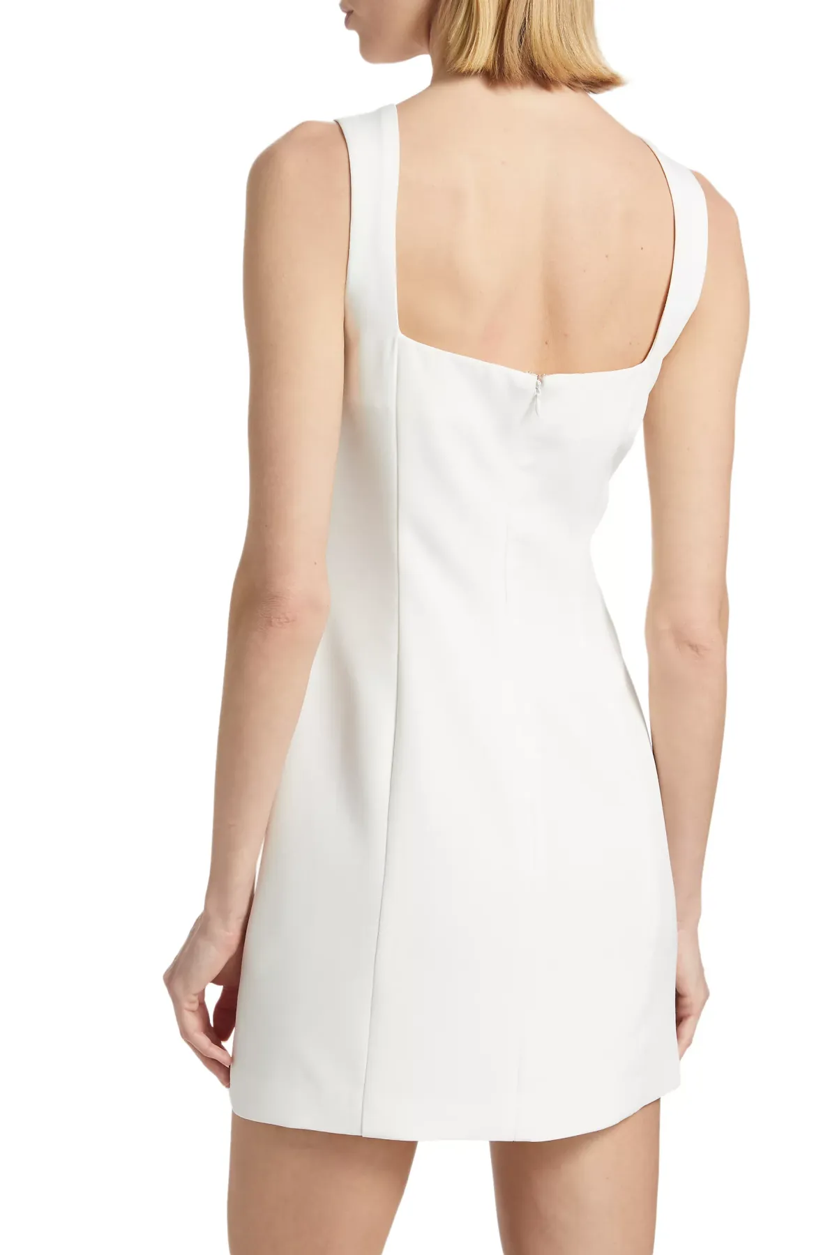 Dilanne Floral  Appliqu Mini Dress in White Gloria Lanvin