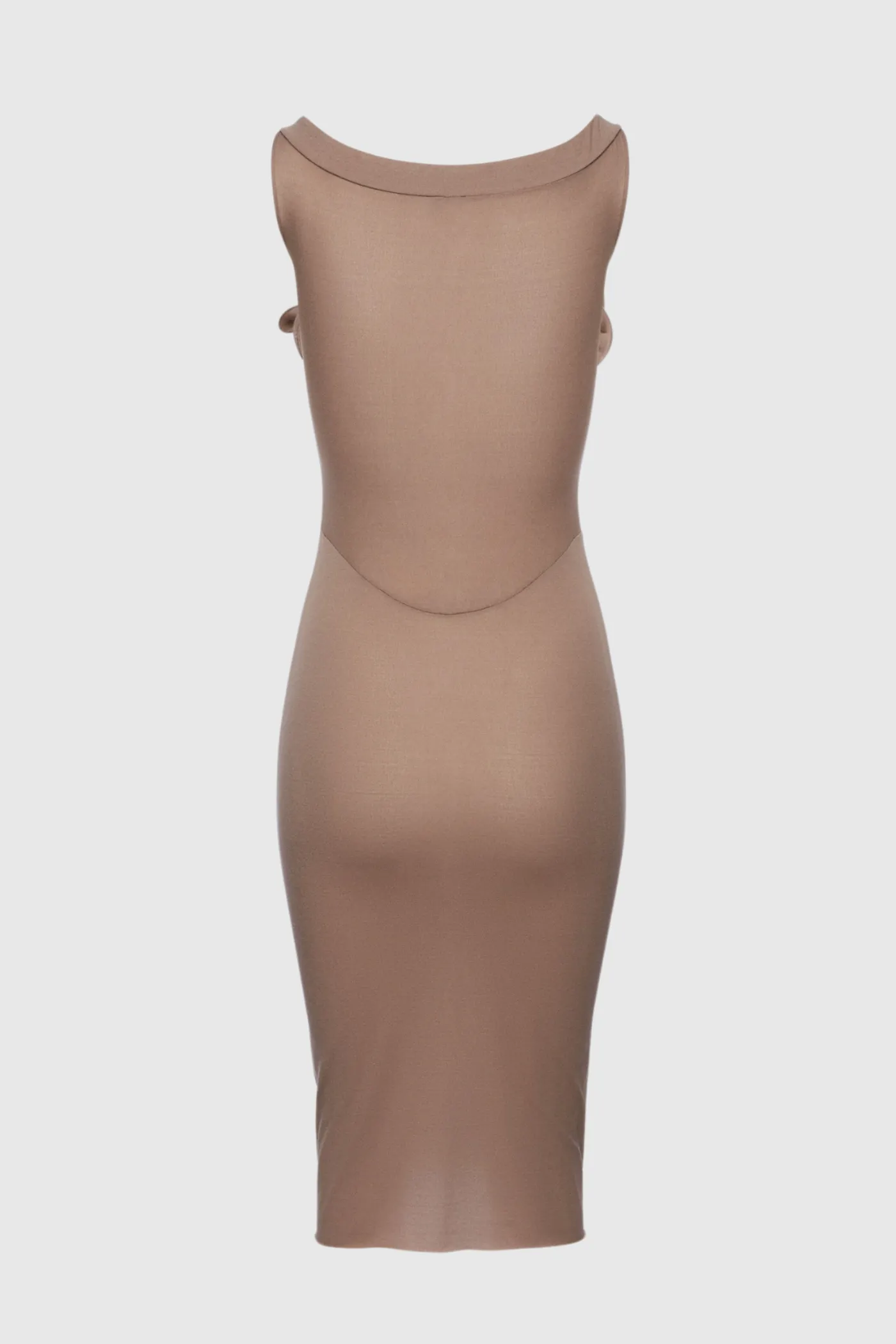 Dinella Floral Appliqu Corset Midi Dress in Grey Gloria Lanvin