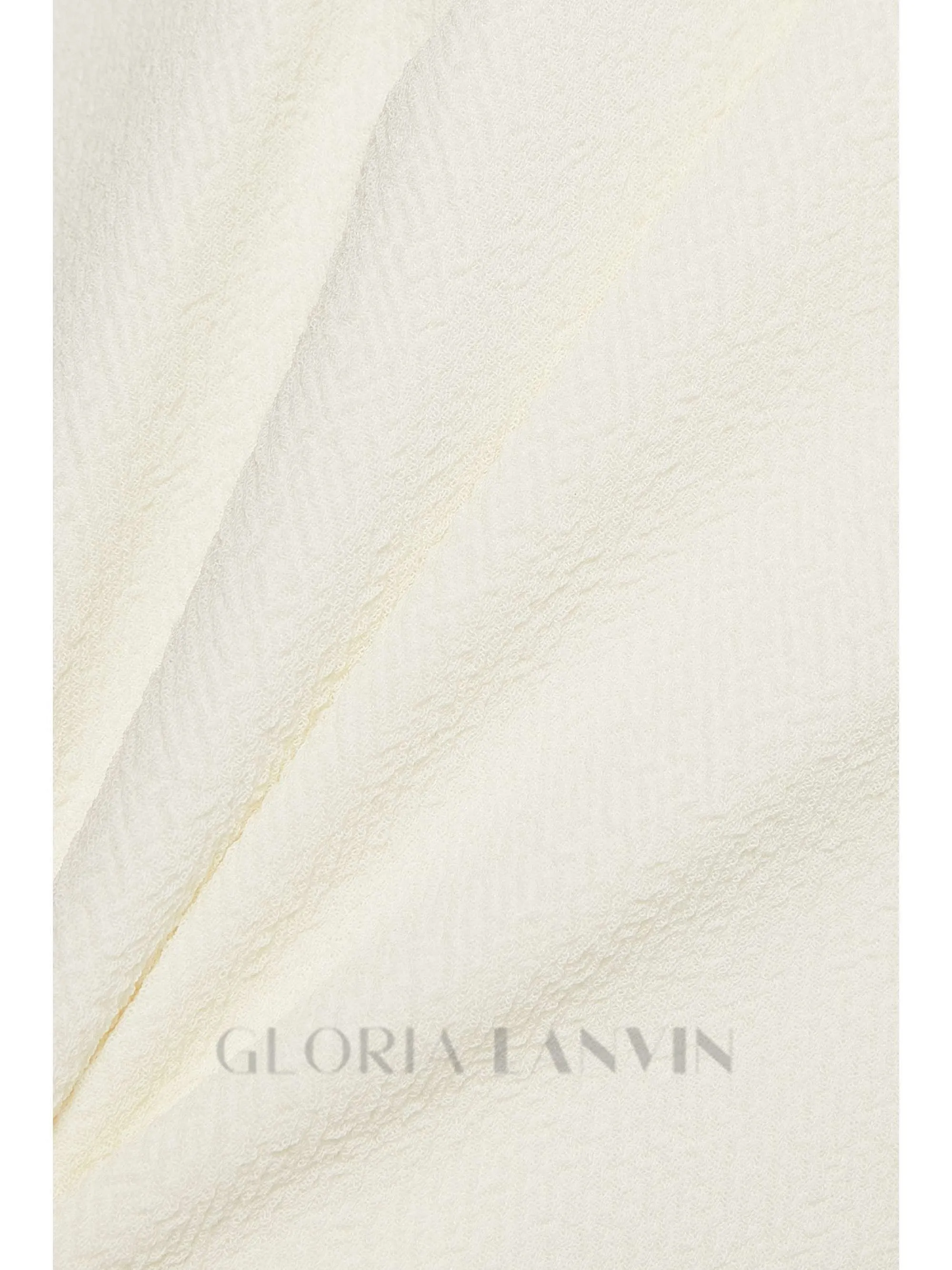 DOMINIC OFF-THE-SHOULDER CREPE JUMPSUIT IN IVORY Gloria Lanvin