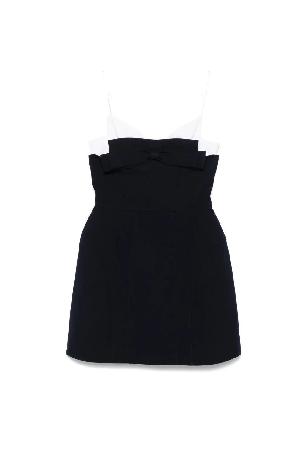 Double Bow Sling mini Dress in navy blue Gloria Lanvin
