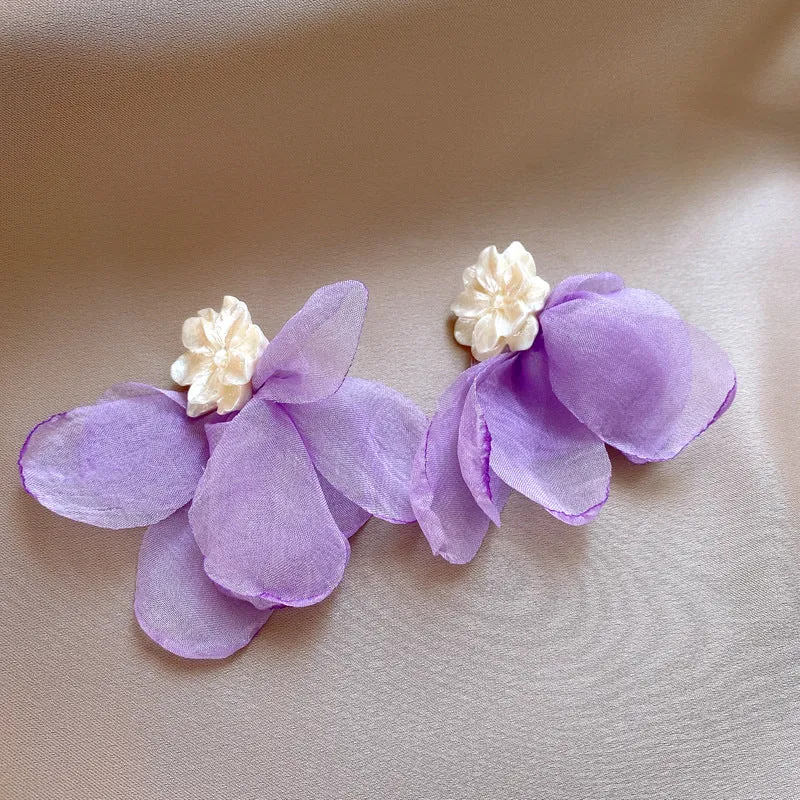 Dreama Flower Earrings Gloria Lanvin