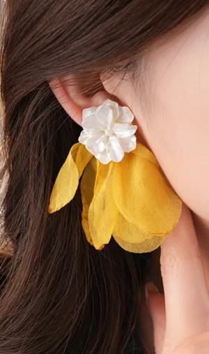 Dreama Flower Earrings Gloria Lanvin