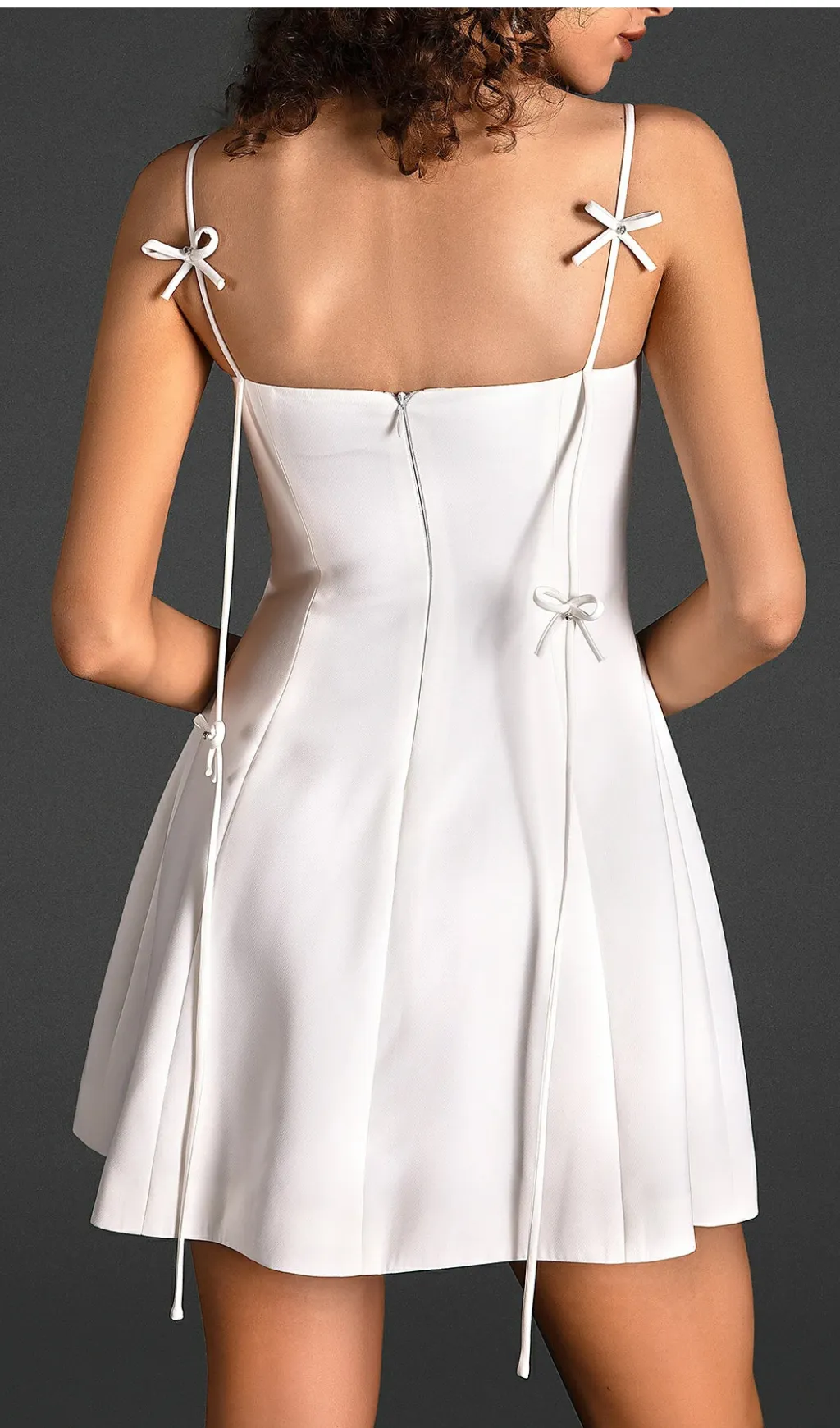 DYLAN STRAP BOW MINI DRESS Gloria Lanvin