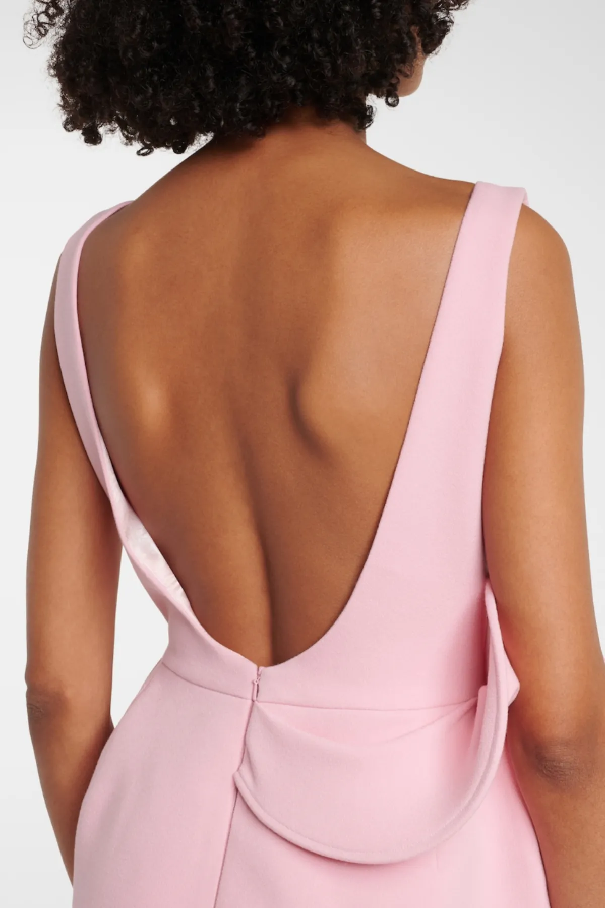 Eadwiella Floral Appliqu Backless Mini Dress Gloria Lanvin