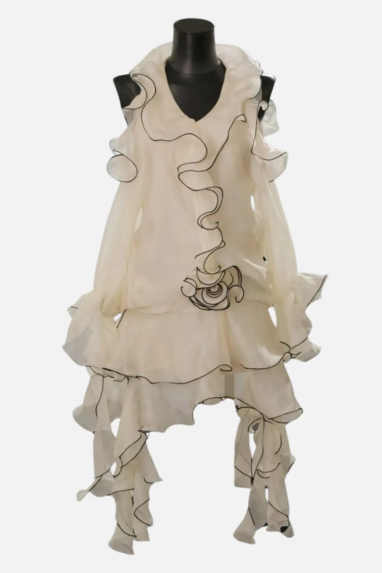 Eavan Ruffle Floral Mini Dress Gloria Lanvin