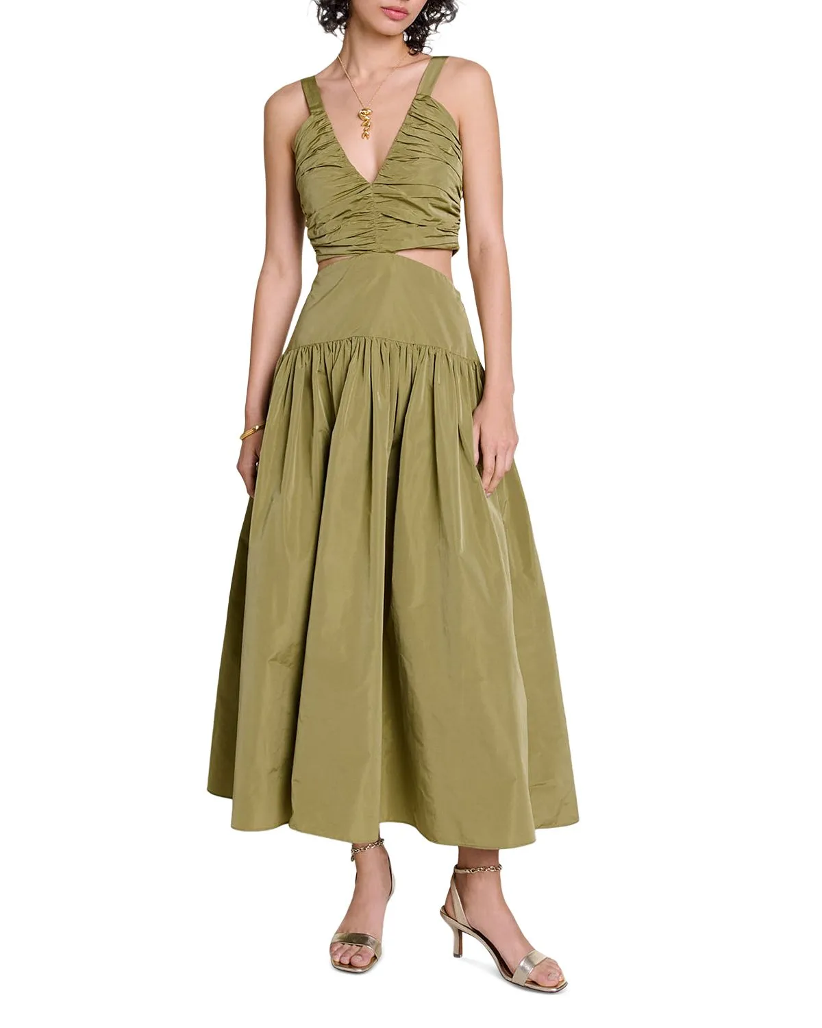 EDWINA RAFETTAS CUT OUT MAXI DRESS Gloria Lanvin