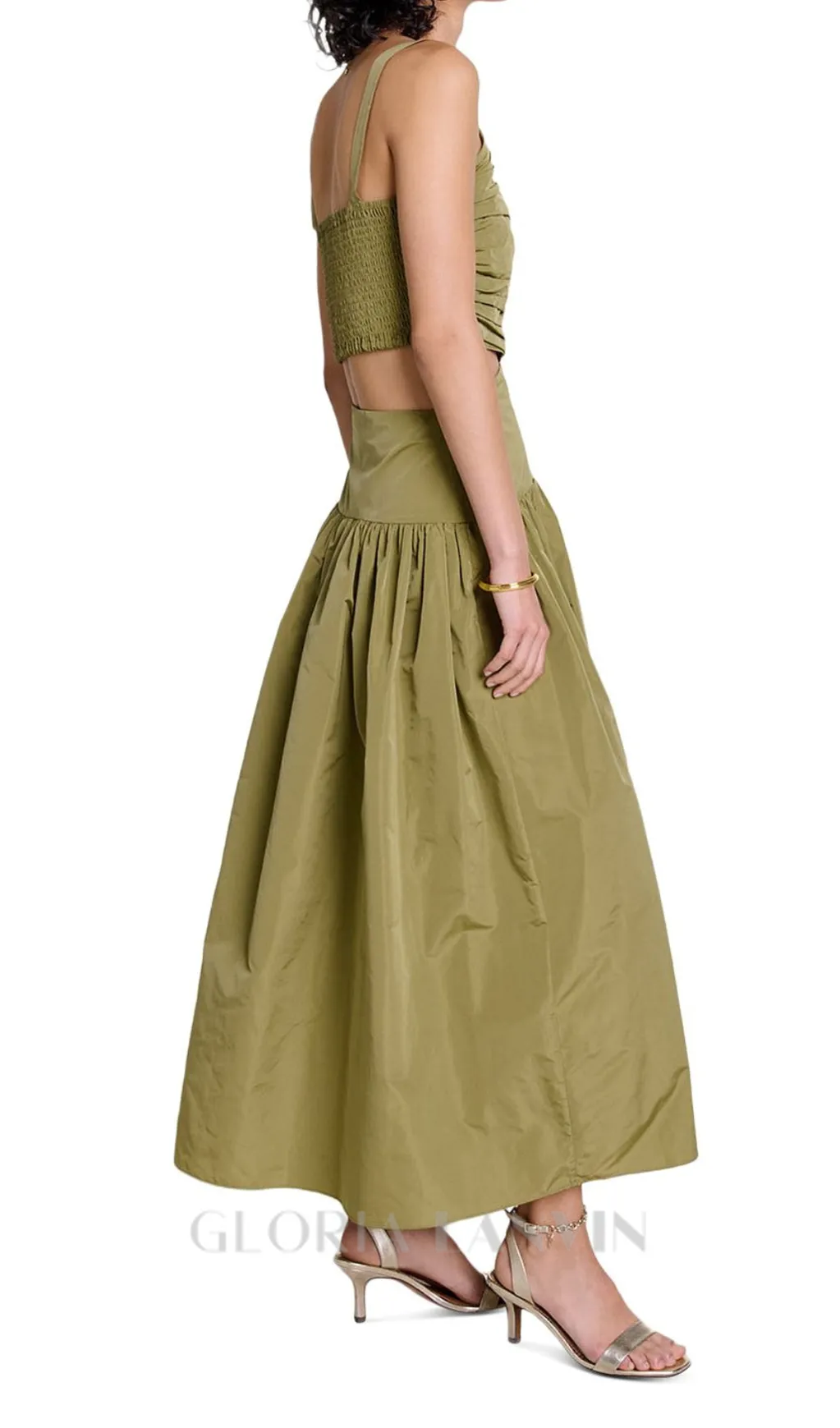 EDWINA RAFETTAS CUT OUT MAXI DRESS Gloria Lanvin