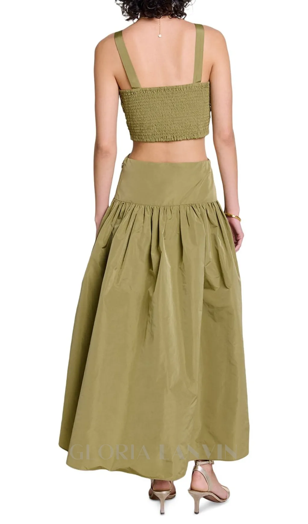 EDWINA RAFETTAS CUT OUT MAXI DRESS Gloria Lanvin