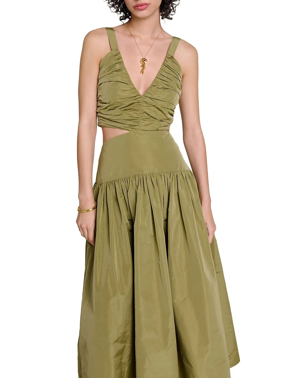 EDWINA RAFETTAS CUT OUT MAXI DRESS Gloria Lanvin