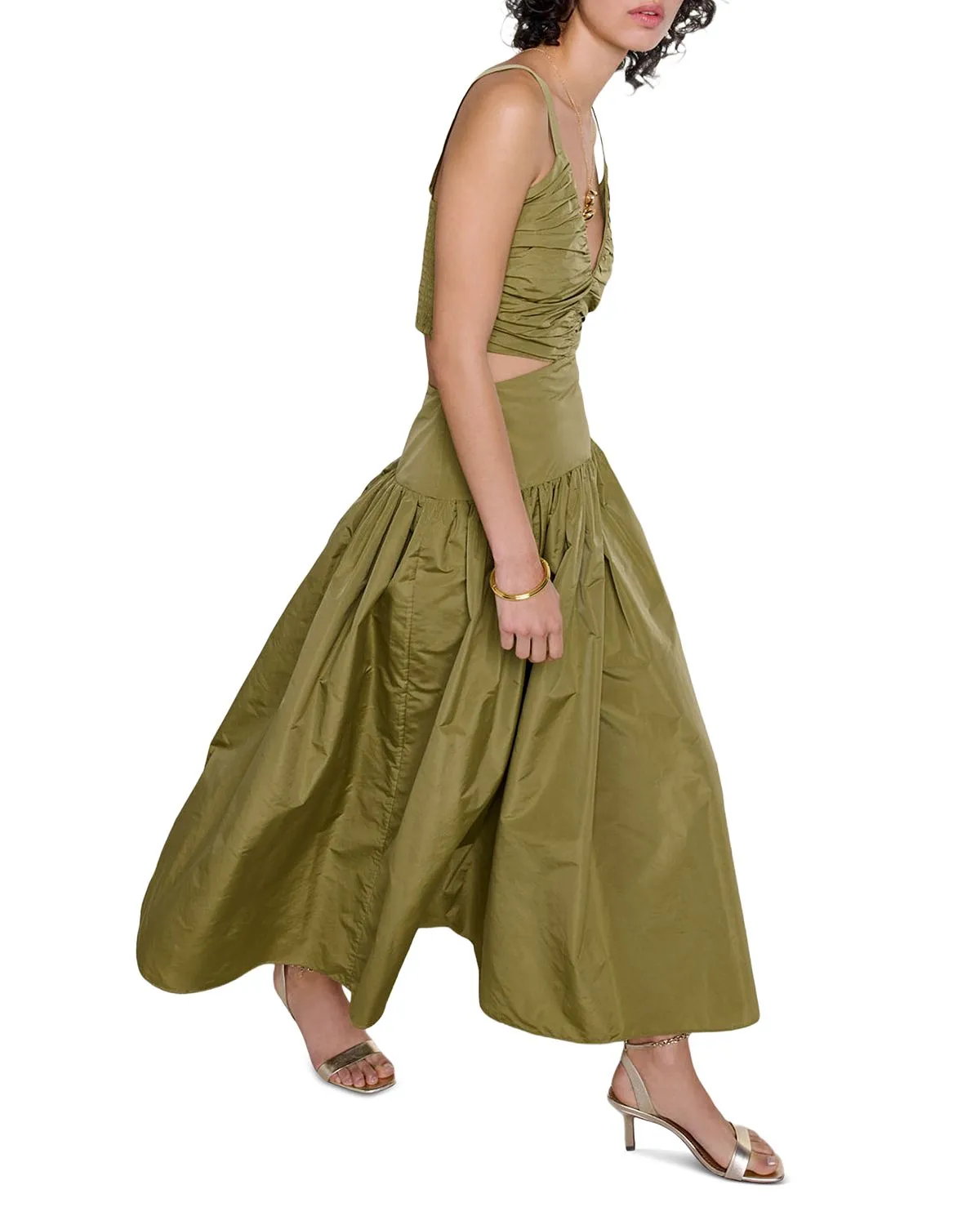 EDWINA RAFETTAS CUT OUT MAXI DRESS Gloria Lanvin