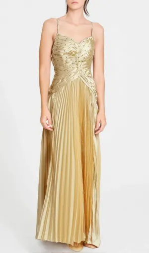 Eline pleated maxi dress Gloria Lanvin