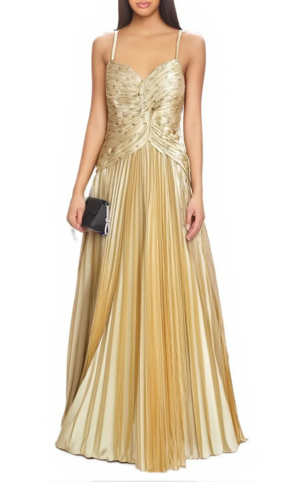 Eline pleated maxi dress Gloria Lanvin