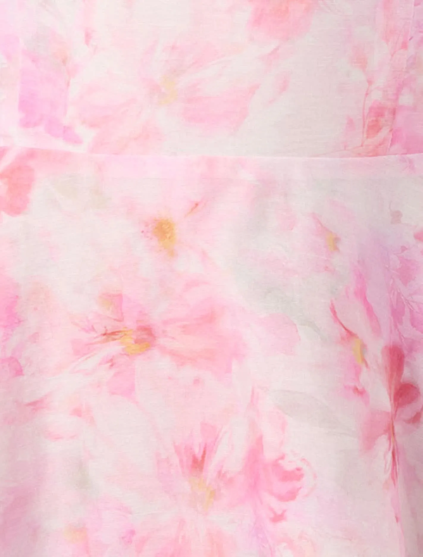 Ellie floral print Ruffle Mini dress in pink Gloria Lanvin