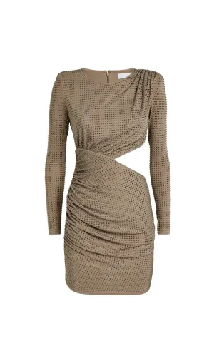 EMBELLISHED CUT-OUT DETAILED MINI DRESS Gloria Lanvin