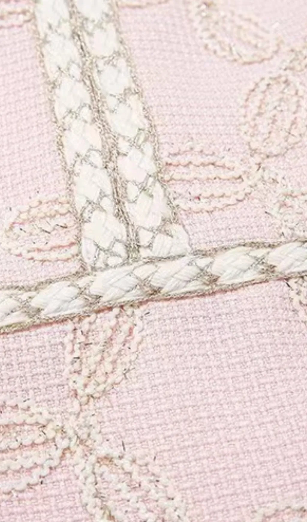 EMBROIDERED V-NECK BOW MIDI DRESS Gloria Lanvin