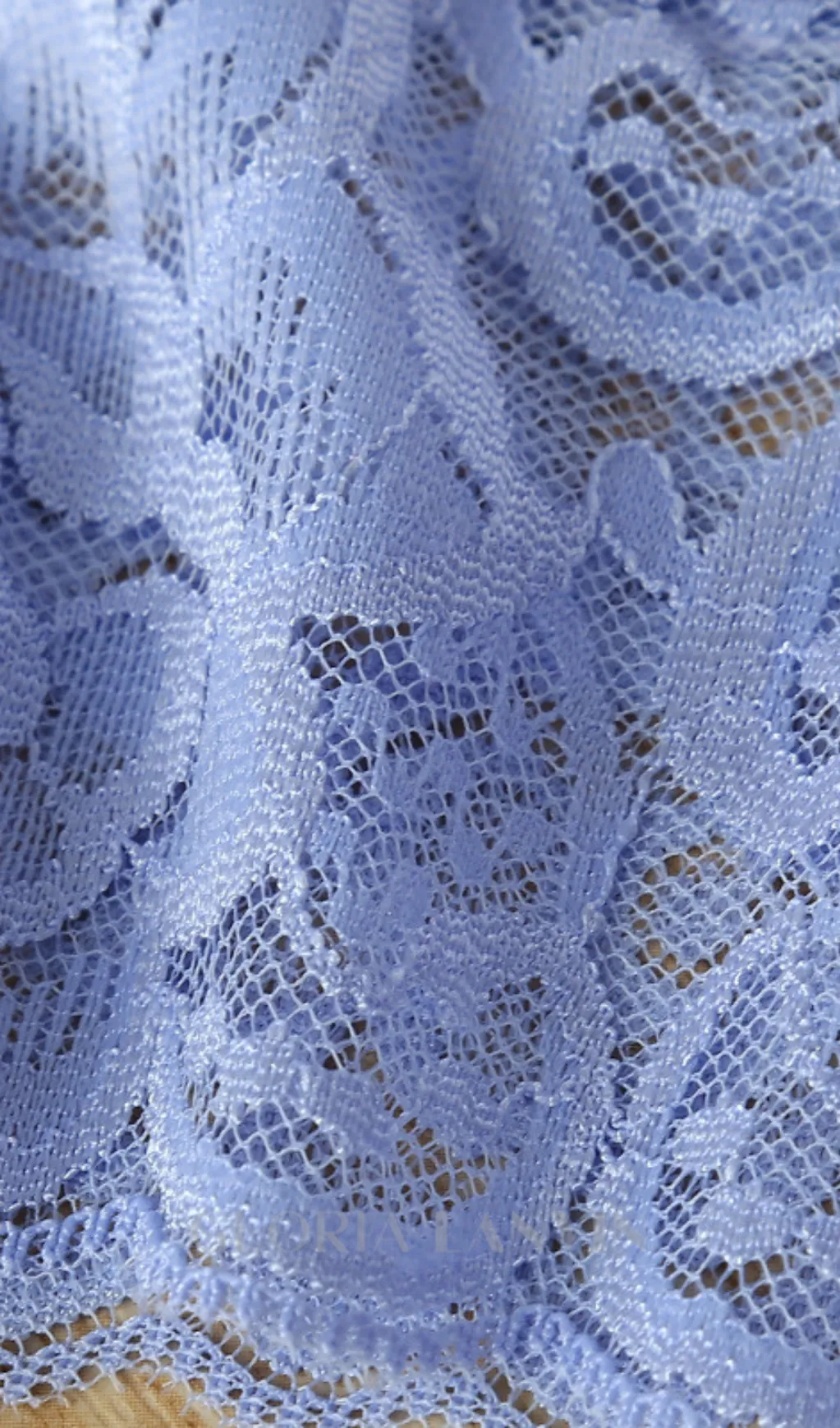 EVELYN CUT OUT LACE LAYERING MIDI DRESS IN BLUE Gloria Lanvin