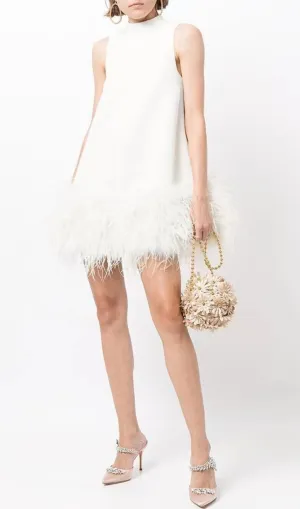 FEATHER MINI DRESS Gloria Lanvin