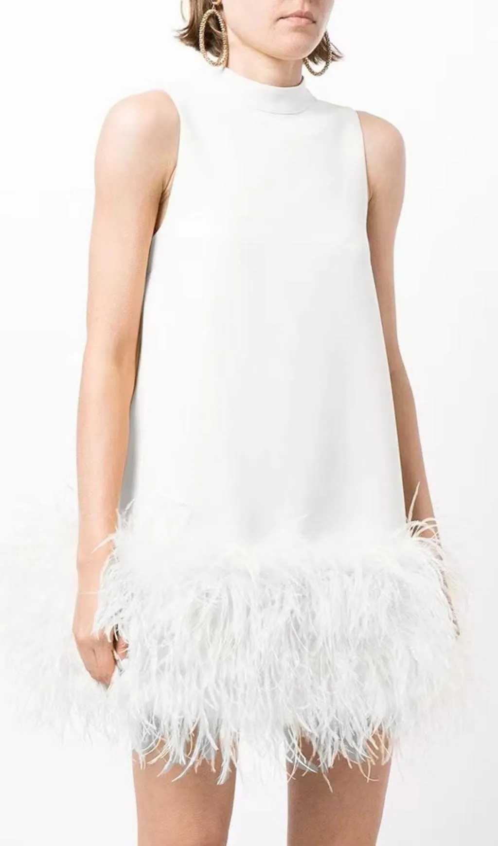 FEATHER MINI DRESS Gloria Lanvin