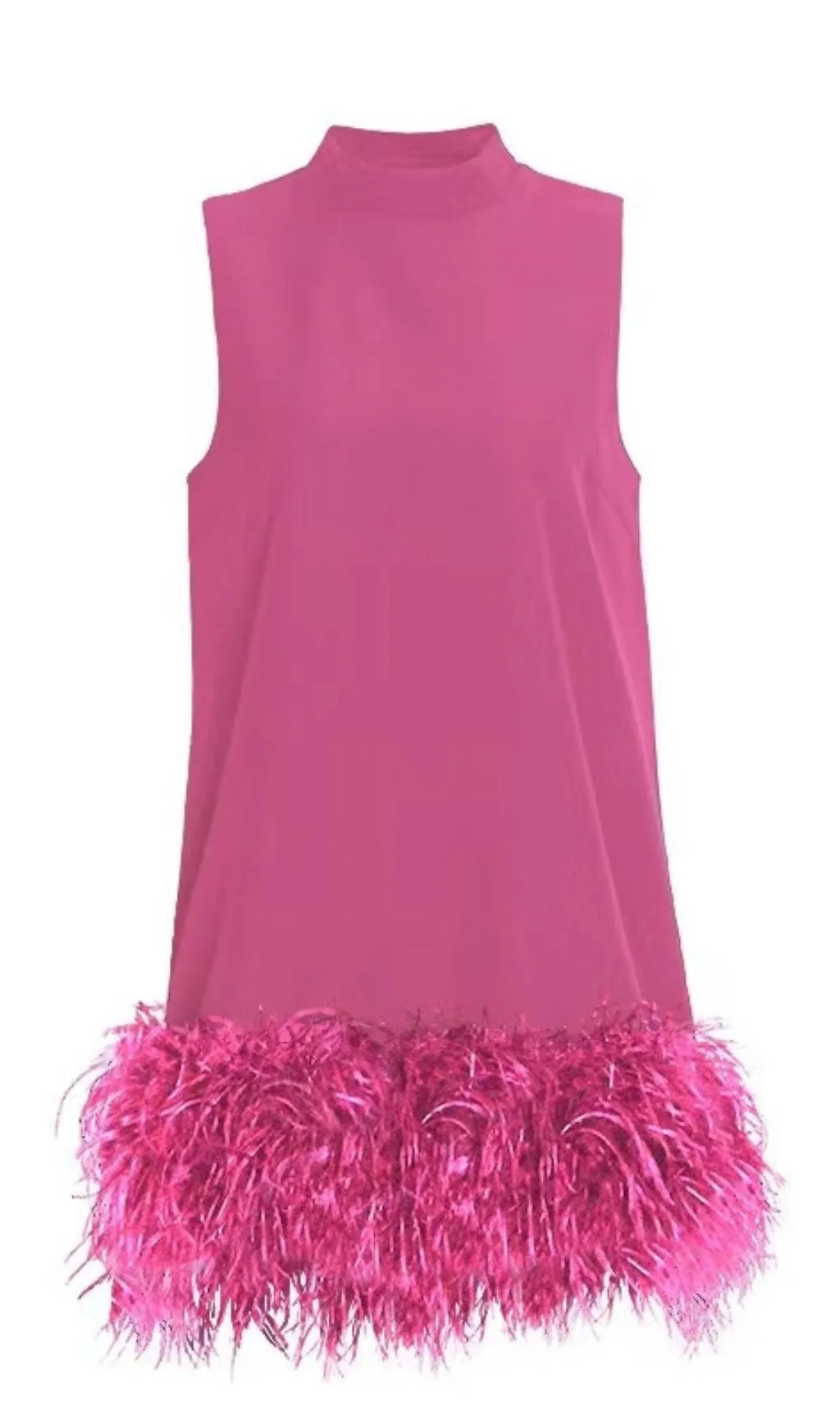 FEATHER MINI DRESS Gloria Lanvin