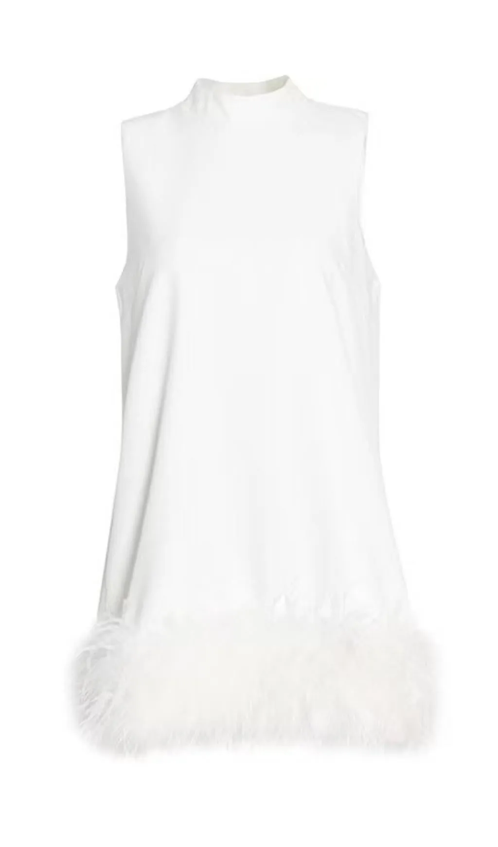 FEATHER MINI DRESS Gloria Lanvin