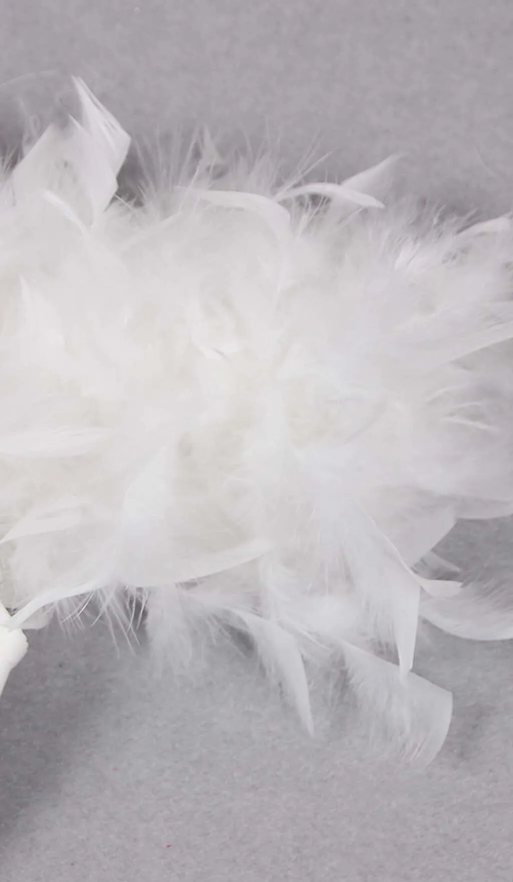 FEATHER PLUNGE MIDI DRESS Gloria Lanvin