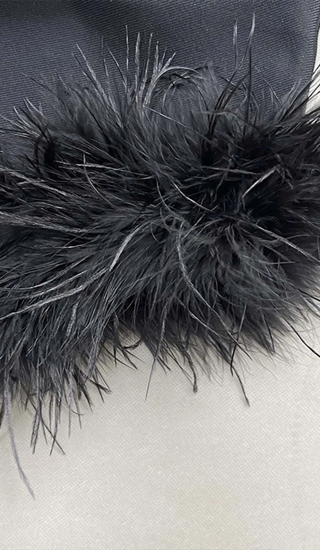 FEATHER STRAPPY MINI DRESS Gloria Lanvin