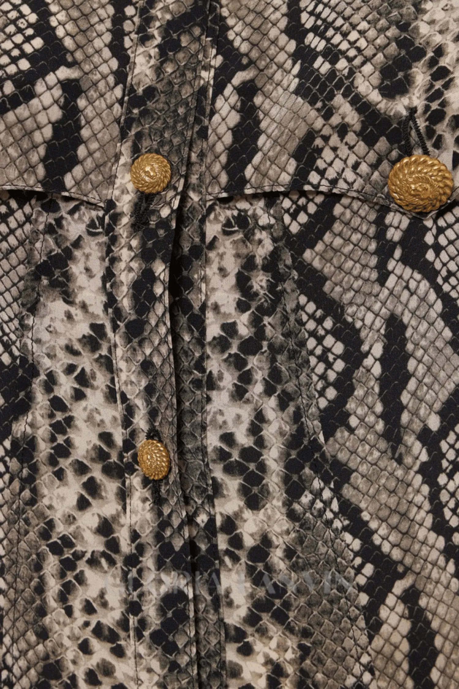 Filis Snake Print Maxi Shirt Dress Gloria Lanvin