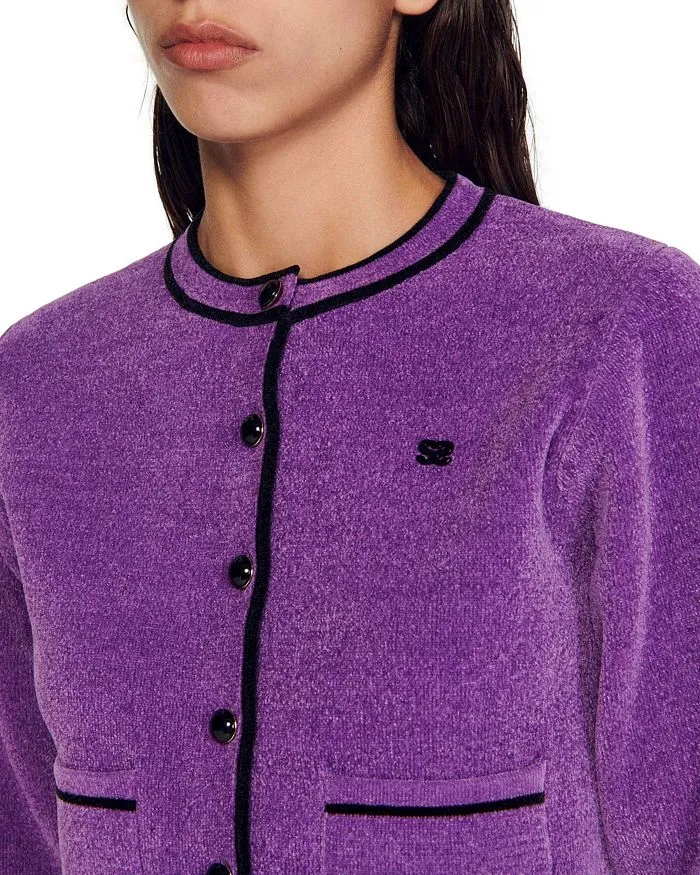 FIRSTY CROPPED CARDIGAN SWEATER Gloria Lanvin