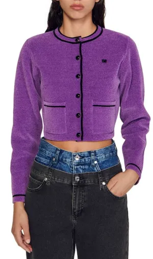 FIRSTY CROPPED CARDIGAN SWEATER Gloria Lanvin
