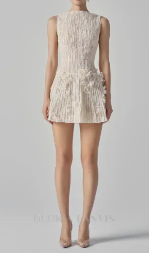 Flavia Floral Lace Mini Dress Gloria Lanvin