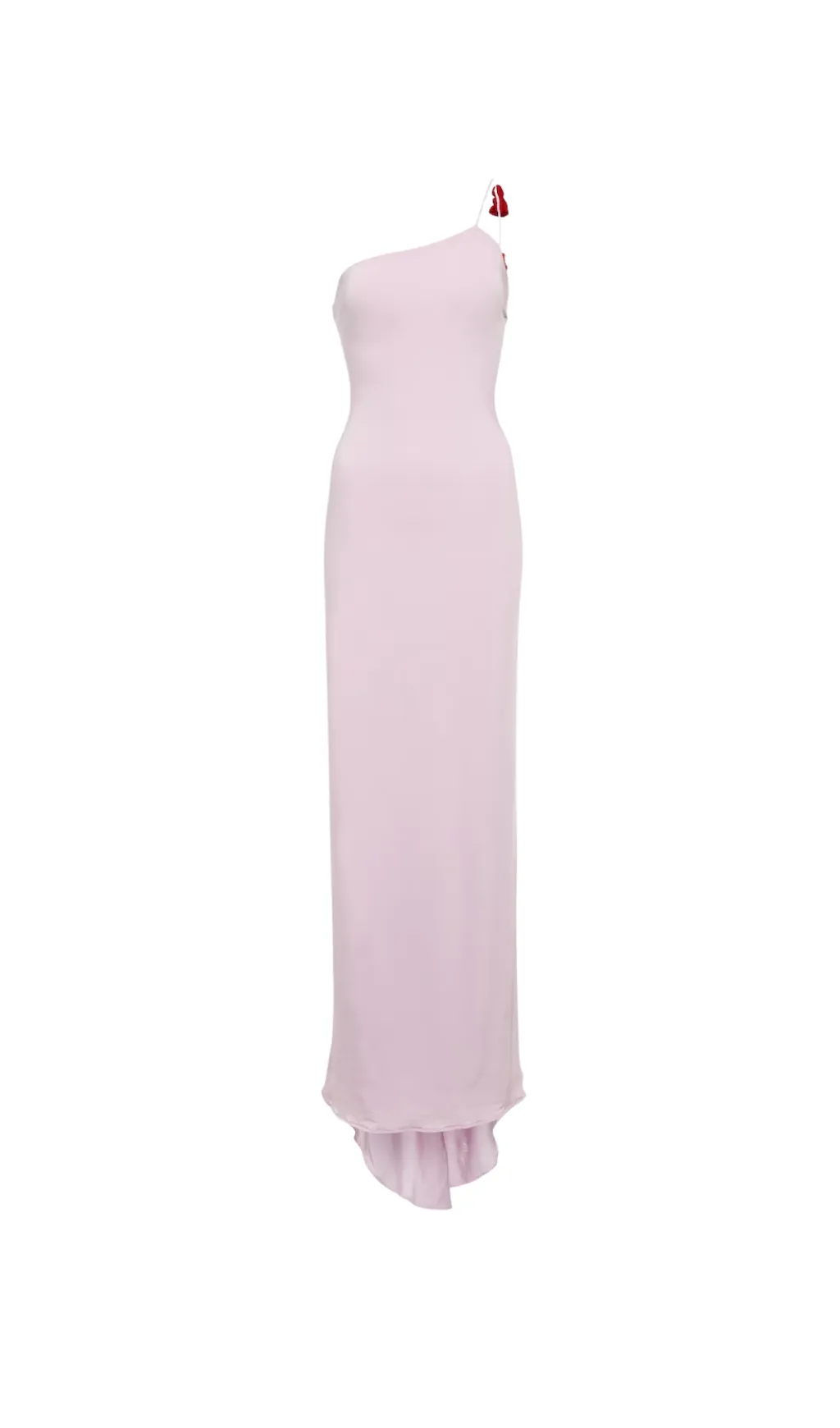 FLORAL-APPLIQU ONE-SHOULDER GOWN Gloria Lanvin