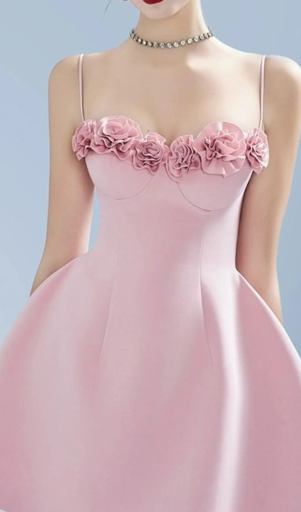 FLORAL BUST STRAP MINI DRESS Gloria Lanvin