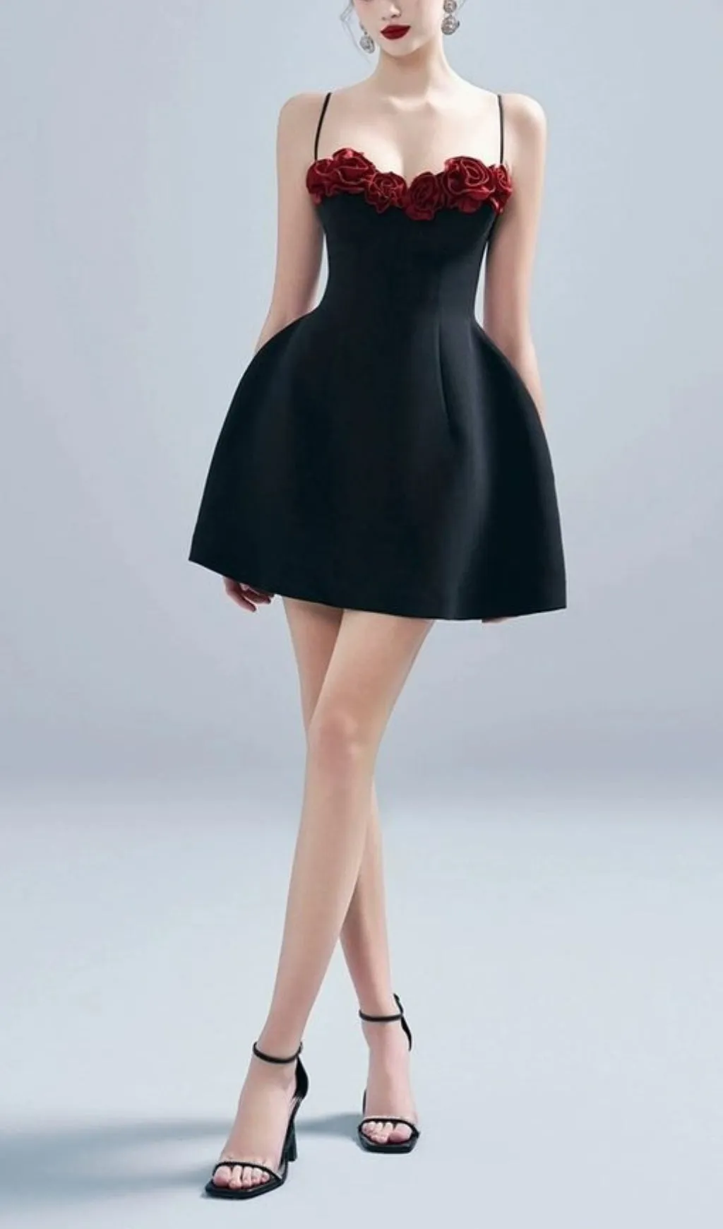 FLORAL BUST STRAP MINI DRESS Gloria Lanvin
