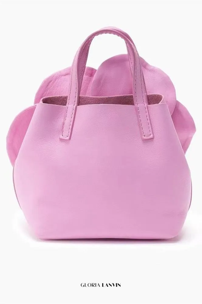 Floral PU Leather Handbag Gloria Lanvin
