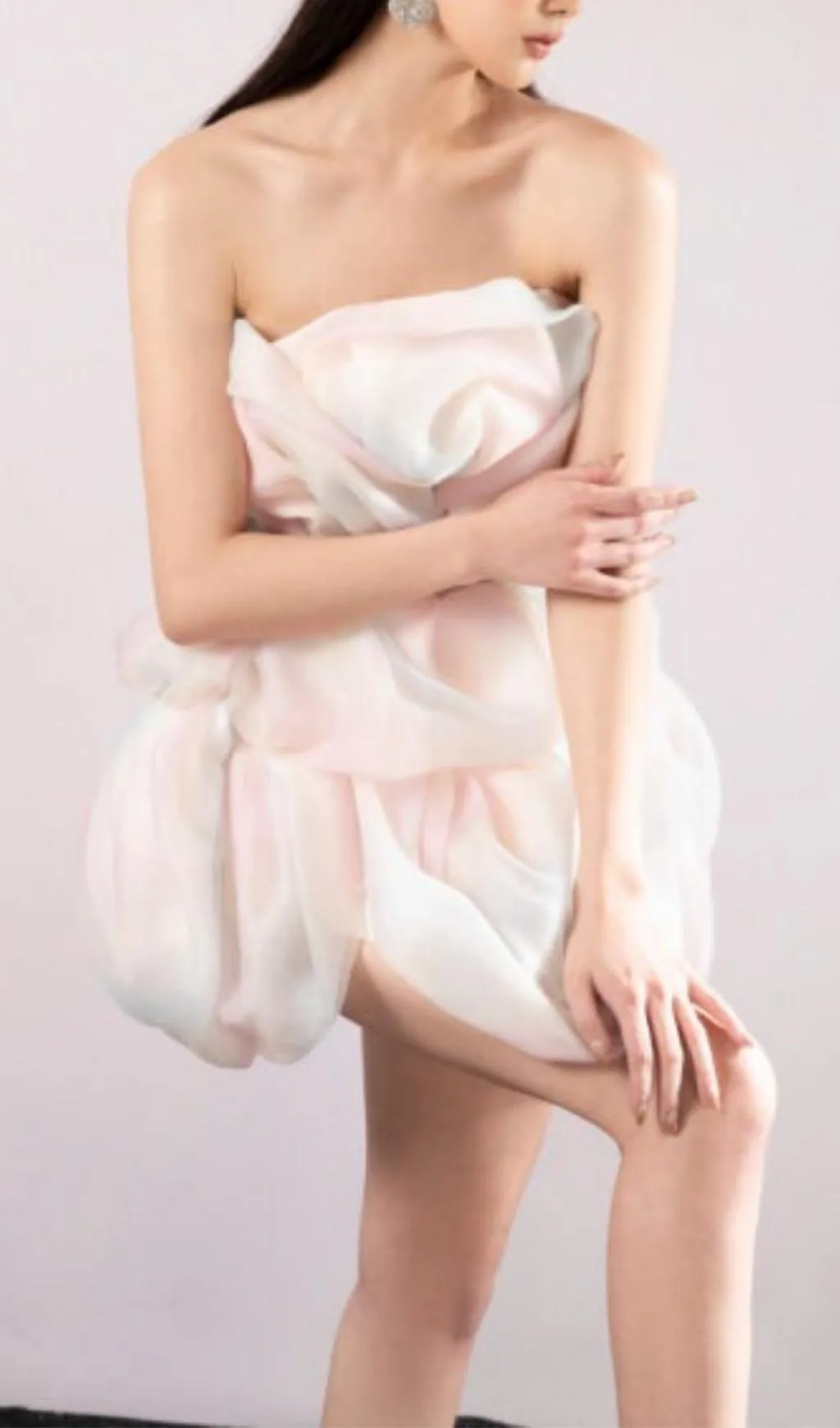 FLOWER BUD RAINBOW MINI DRESS Gloria Lanvin