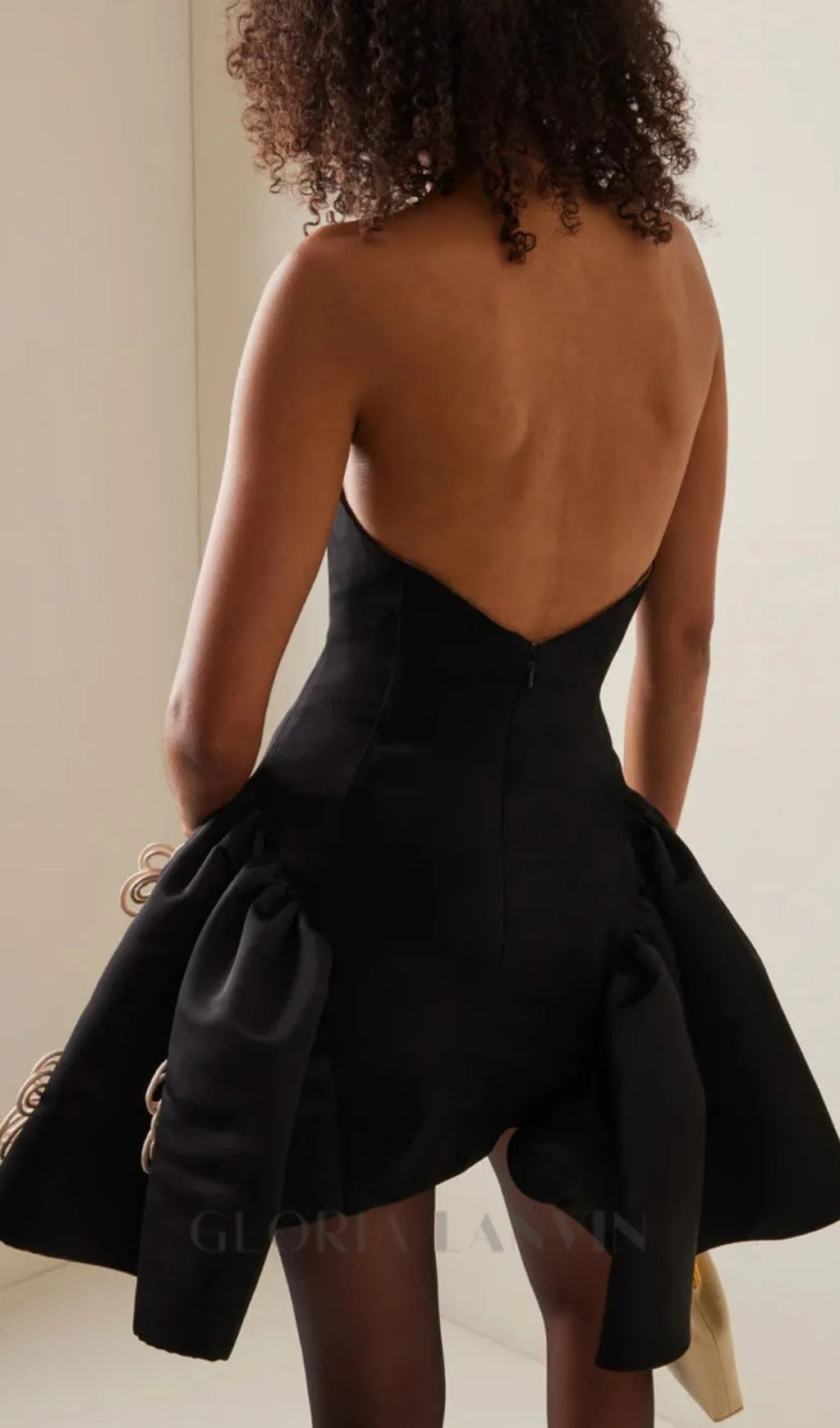FLOWER MINI BANDAGE DRESS Gloria Lanvin