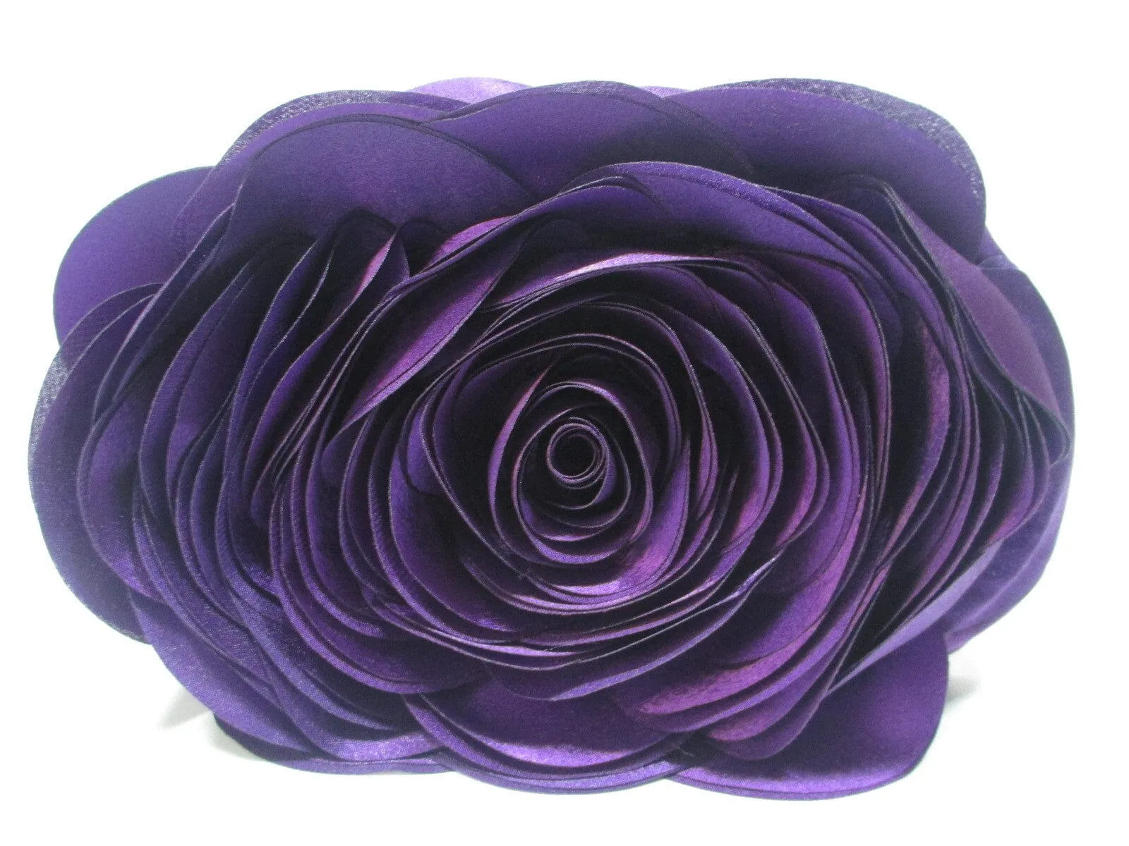 FLOWER SATIN CLUTCH Gloria Lanvin