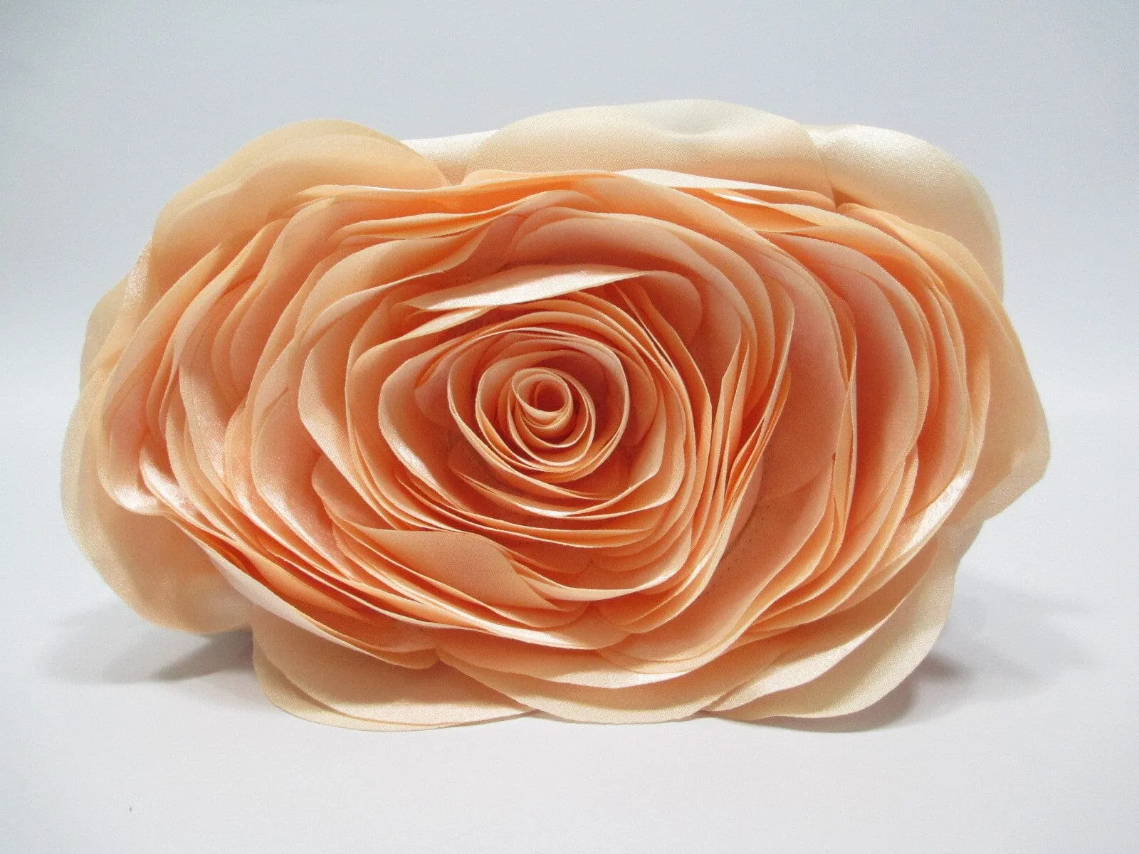 FLOWER SATIN CLUTCH Gloria Lanvin